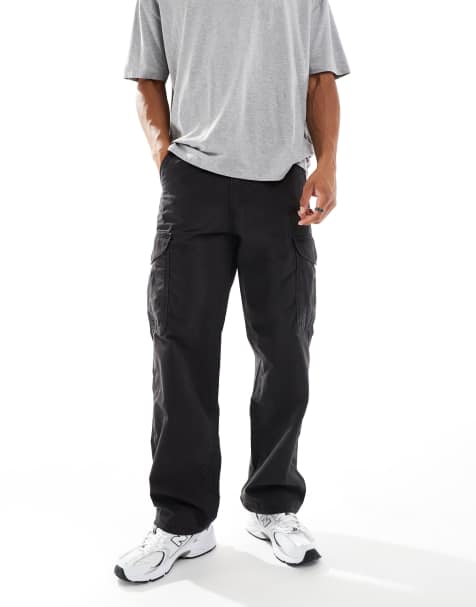 Levi's XX baggy canvas cargo trousers in black