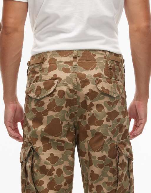 Levi's - XX - Pantalon cargo baggy en tissu ripstop à imprimé camouflage - Beige, 5 de 5