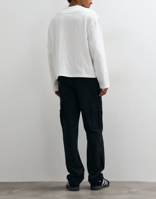 Levi's - XX - Pantalones negros cargo de corte recto, 5 de 5