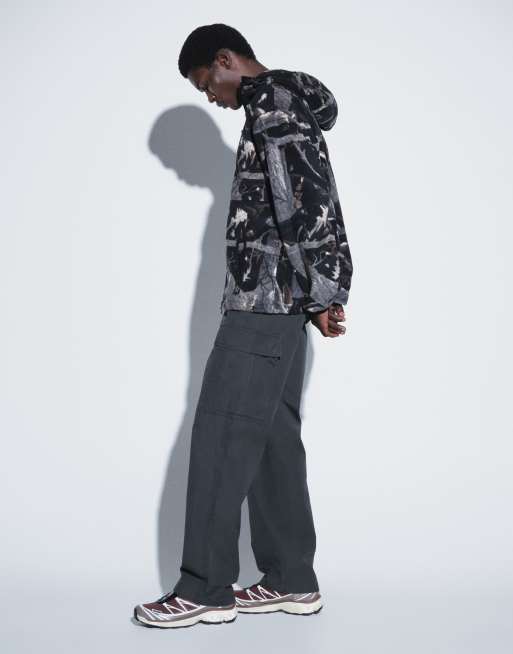 Levi's XX pantaloni cargo dritti grigi, 4 di 5