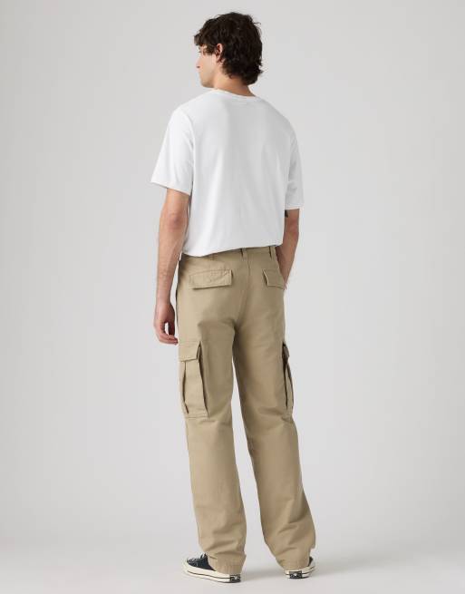 Levi's - Xx - Pantaloni cargo leggeri dritti colore neutro, 1 di 4