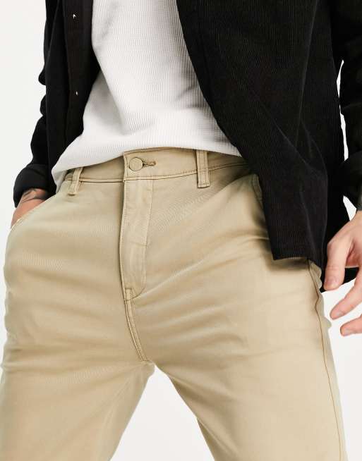 Vintage khakis in skinny fit store with gapflex