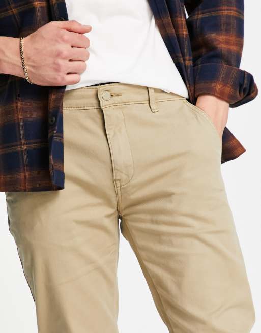 Levi's xx slim fit chino trousers in cream | ASOS