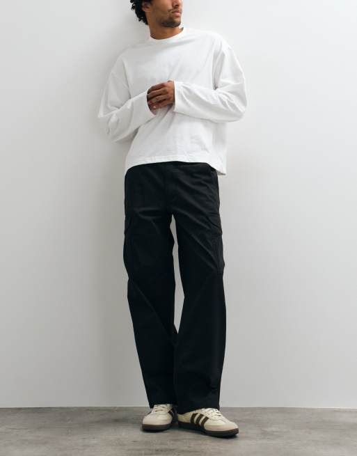 Levi's - XX - Sorte posede cargobukser i kanvas, 2 af 5