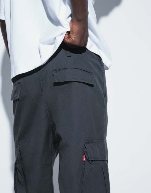 Levi's XX spodnie cargo o prostym kroju w kolorze szarym, 5 z 5