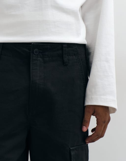 Levi's – XX – Svarta cargobyxor med raka ben, 3 av 5
