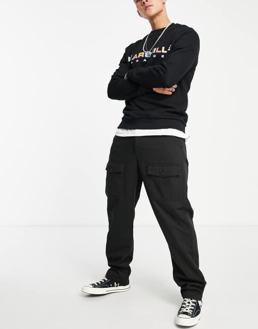 Levi's XX utility trousers in black with pockets
