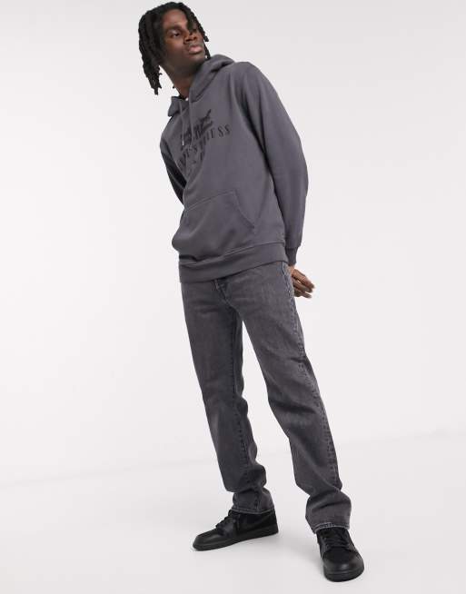 Levi's - Youth 2-horse - Utility-hoodie met logo in grijs, 4 van 4