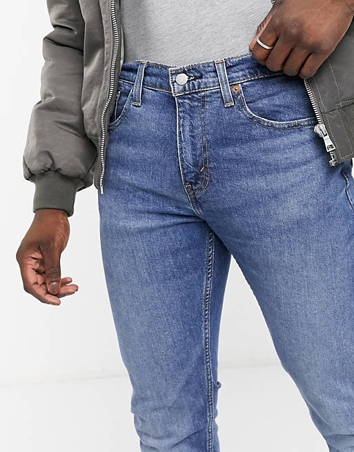 ideologie marionet het doel Levi's Youth 502 tapered hi ball jeans in hawthorne wind mid wash | ASOS