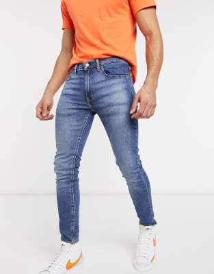 Levi's – Youth 519 Hi-Ball – Superenge Jeans in mittlerer Waschung | ASOS