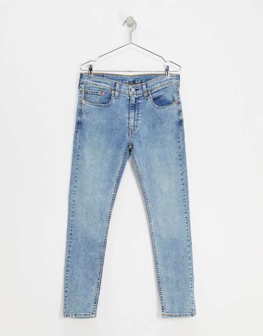 Levi's - Youth 519 - Jean stretch coupe super skinny à revers - Délavage clair Pickles Advanced, 4 de 4