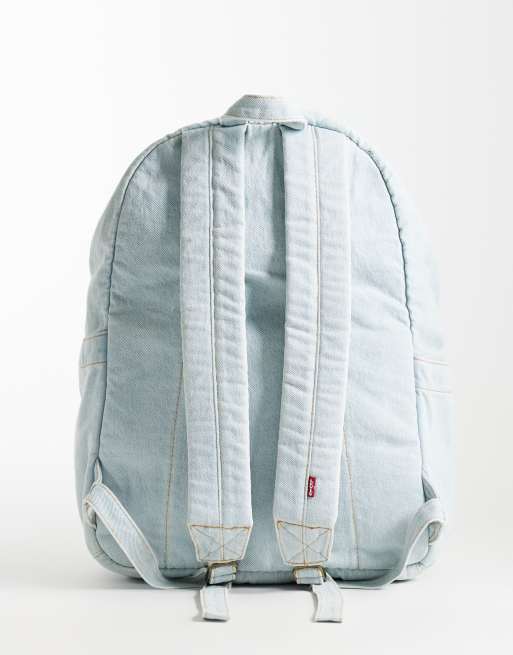 Levi's zaino in denim Remi blu slavato, 3 di 5