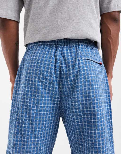Levi's zestaw mikro szortów boxer w kratę w kolorze niebieskim, 5 z 5
