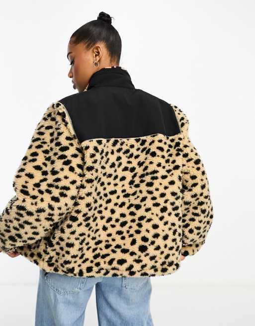 Levi's leopard print clearance denim jacket