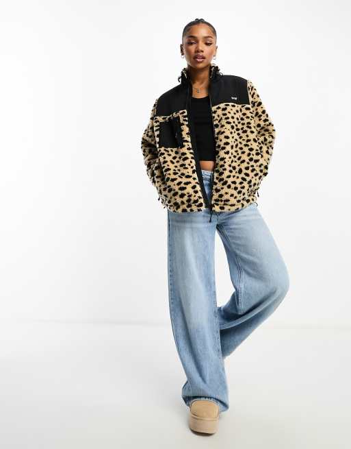 Leopard hotsell sherpa pullover