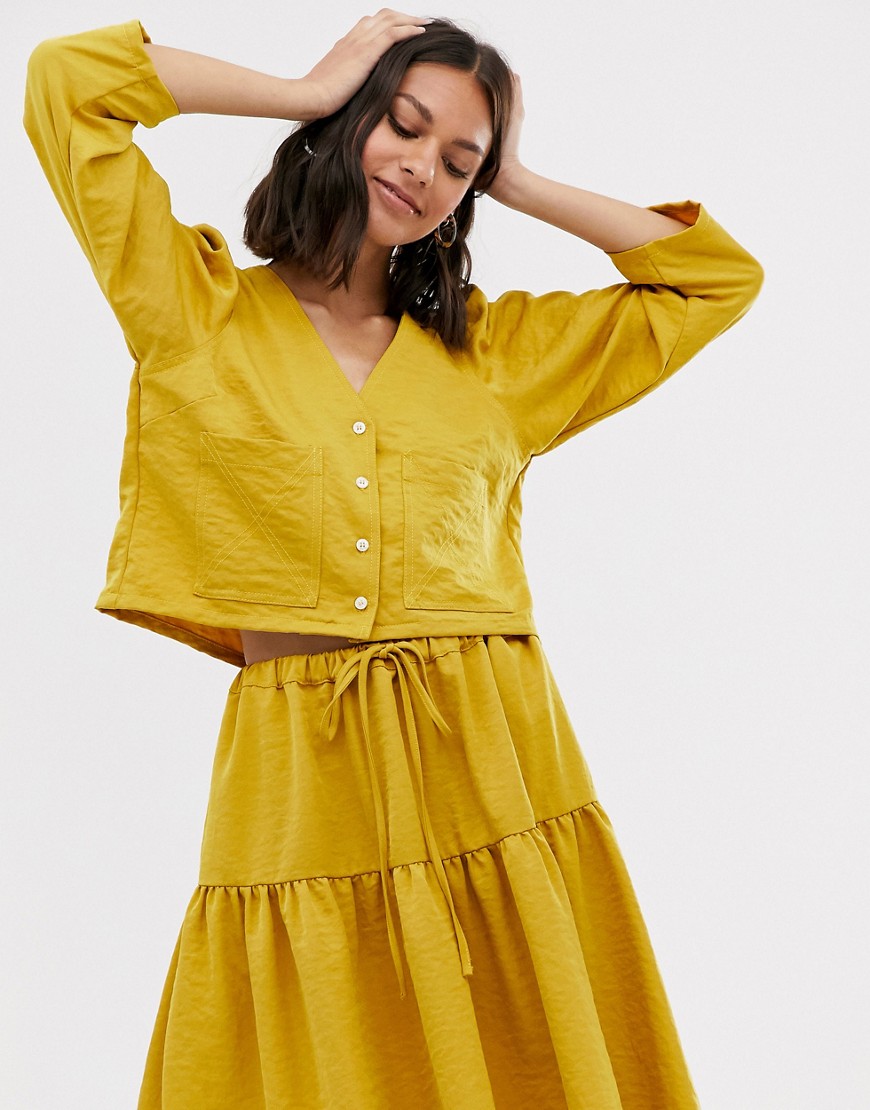 L.F.Markey Miller blouse-Yellow