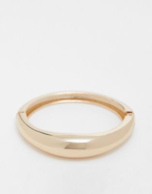 Liars and Lovers molten metal bangle in gold