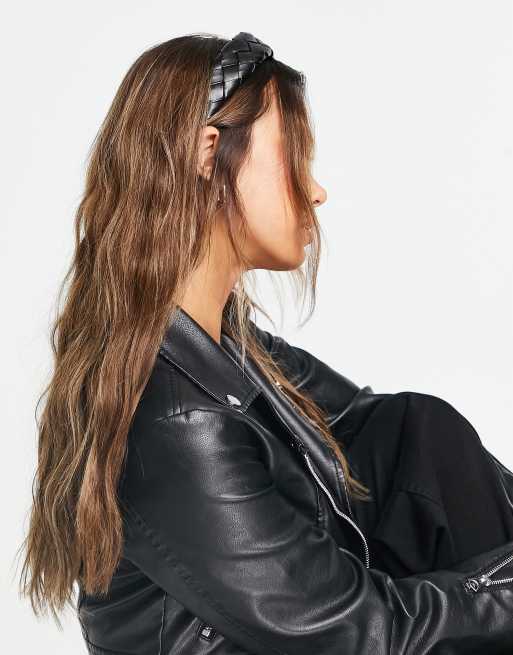 Liars and Lovers pleated headband in black | ASOS