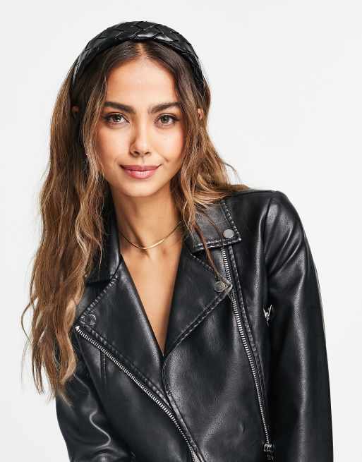 Liars and Lovers pleated headband in black | ASOS display picture 2