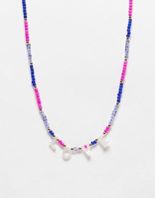 Liars & Lovers beaded love necklace