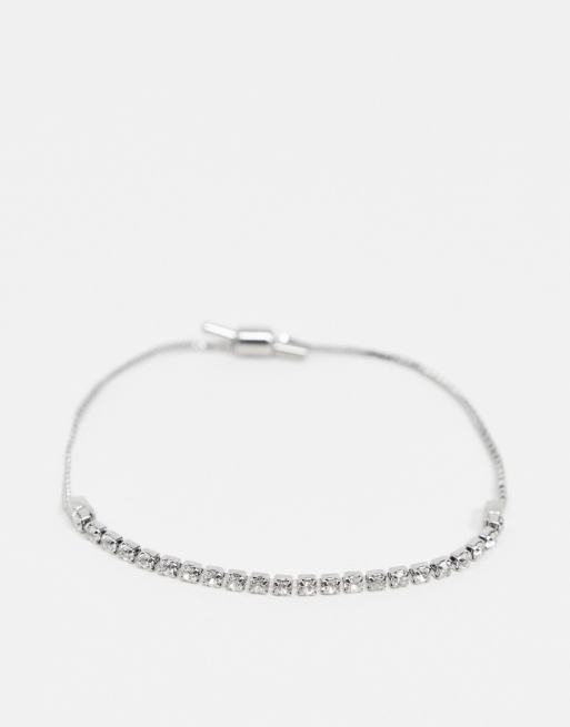 Liars & Lovers - Bracciale di strass con chiusura a scorrimento