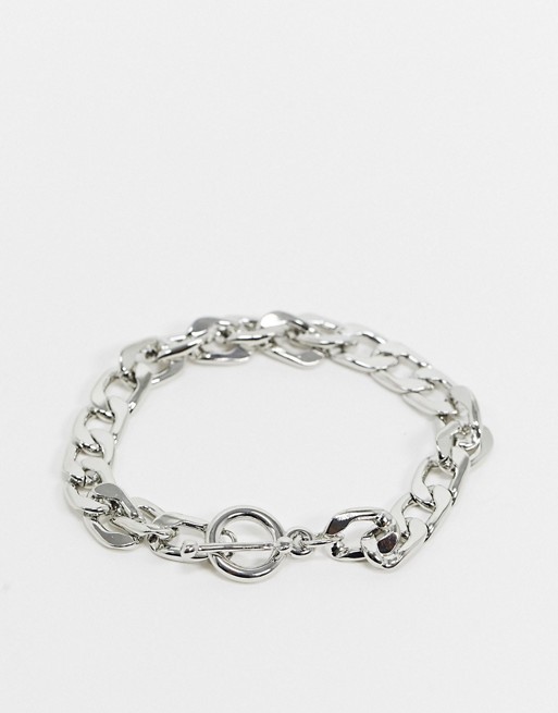 Liars & Lovers bracelet in chunky silver chain with t bar