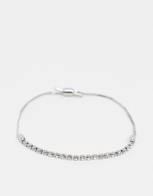 Liars & Lovers bracelet in diamante with pull closure
