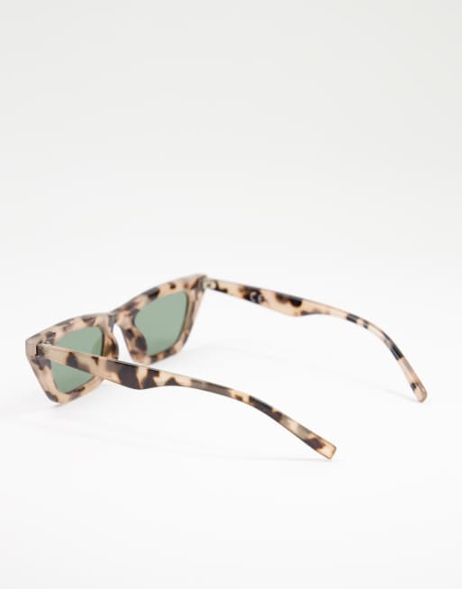 Beige tortoise 2025 shell sunglasses