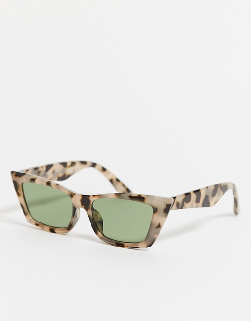 Liars & Lovers cateye sunglasses in light tort