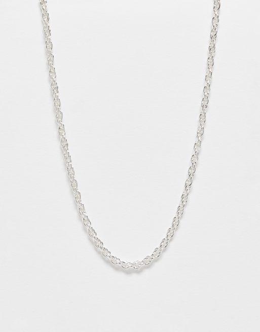 Liars & Lovers - Collana a catenina attorcigliata color argento