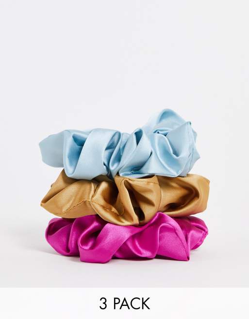 Liars & Lovers - Confezione da 3 elastici per capelli marrone e rosa
