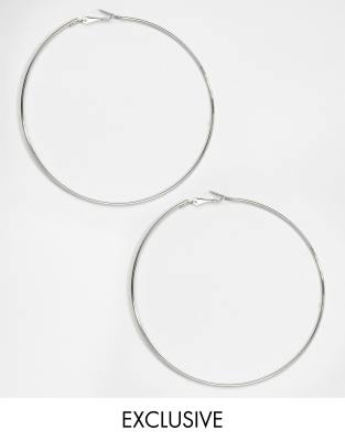 Liars & Lovers  Exclusive  Bardzo du?e, srebrne kolczyki-ko?a-Srebrny Srebrny