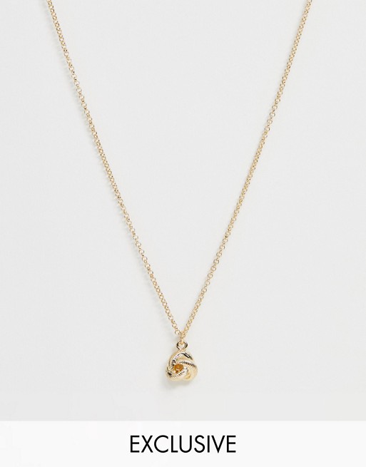 Liars & Lovers Exclusive gold knot necklace