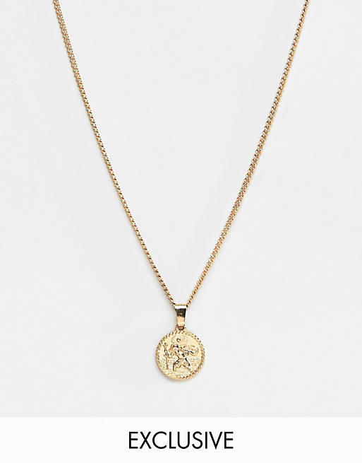 Liars & Lovers Exclusive necklace with coin pendant in gold