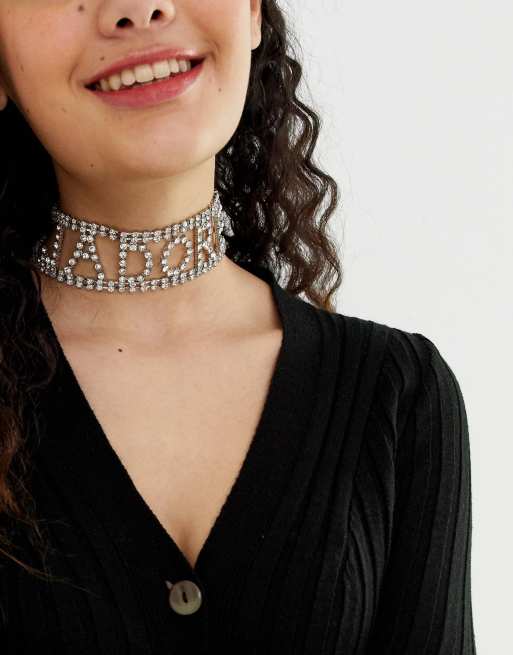 J hot sale choker necklace