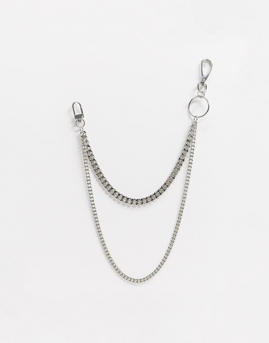 Liars & Lovers jeans chunky chain clip-Silver