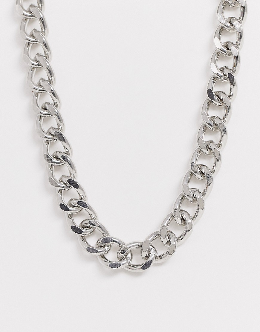 Liars & Lovers - sølvfarvet chunky halskæde