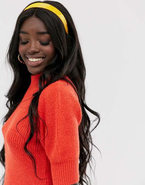 Liars & Lovers yellow jacquard wide headband - view 1
