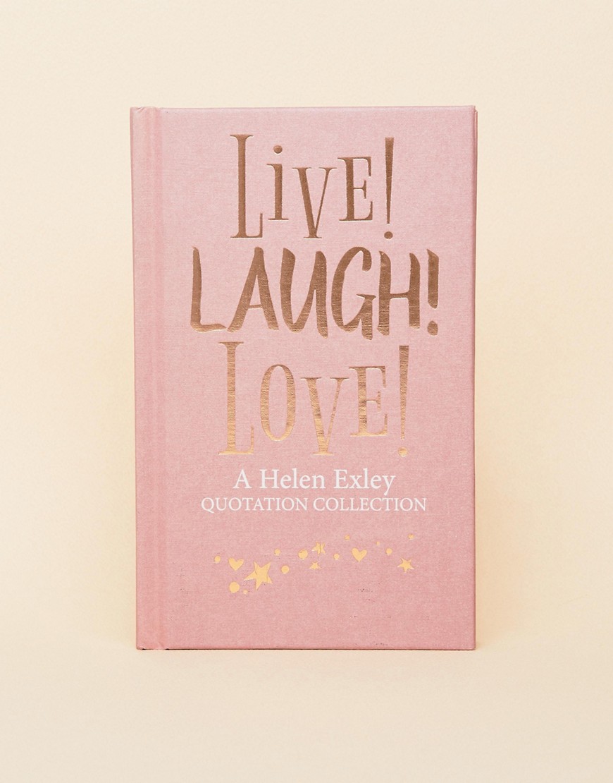 Libro di citazioni Live Laugh Love-Multicolore