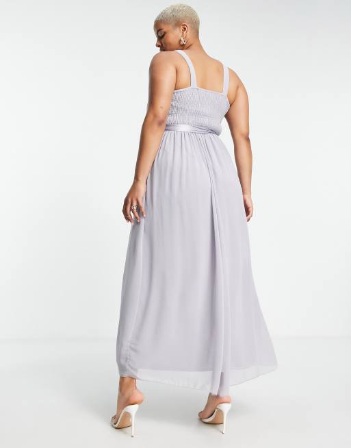 Quiz cold clearance shoulder maxi dress