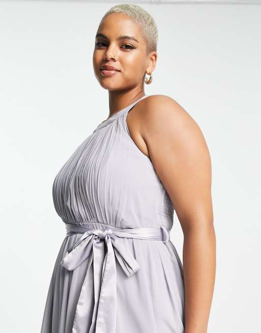 Plus size gray outlet bridesmaid dresses