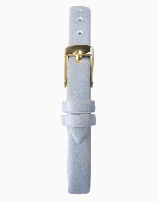 Limit 20mm octagonal gold watch in white | ASOS