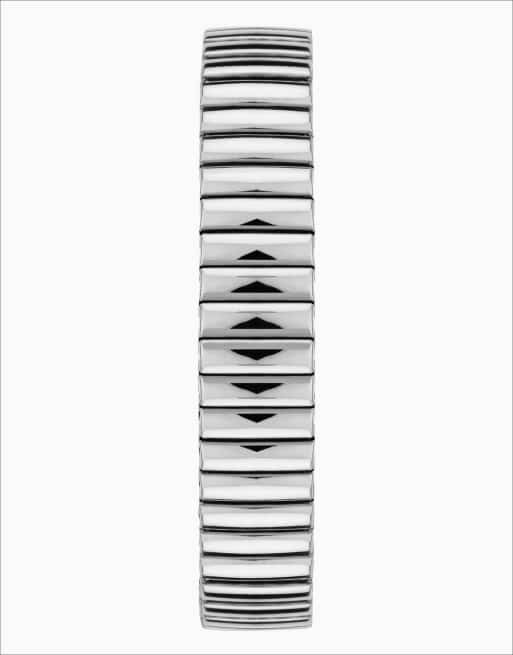 Limit 20mm womens rectangular silver analogue watch in silver, 3 of 4