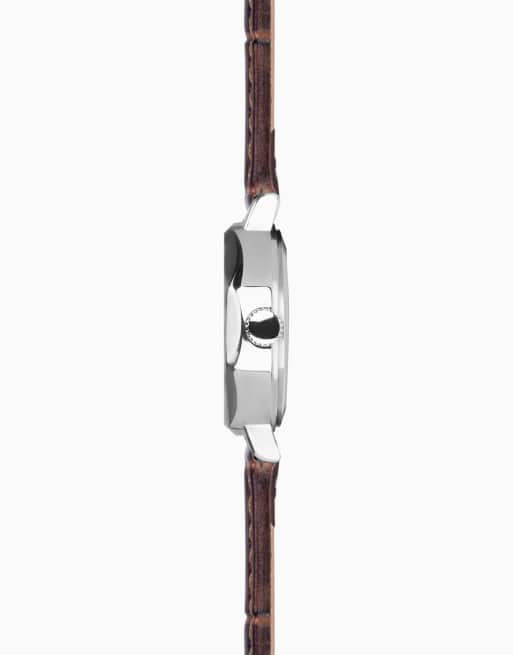 Limit 26mm hexagonal silver watch in white, 3 of 4