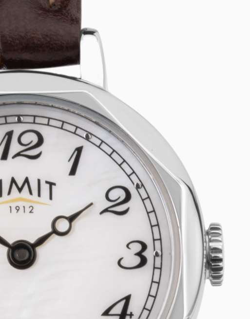 Limit 26mm hexagonal silver watch in white, 4 of 4