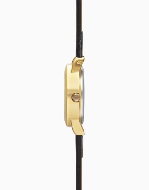 Limit 26mm round gold watch in black, 3 of 4