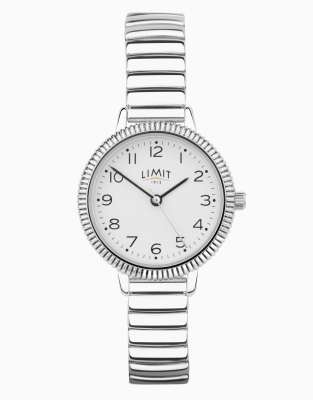 Limit 28mm round watch in silver