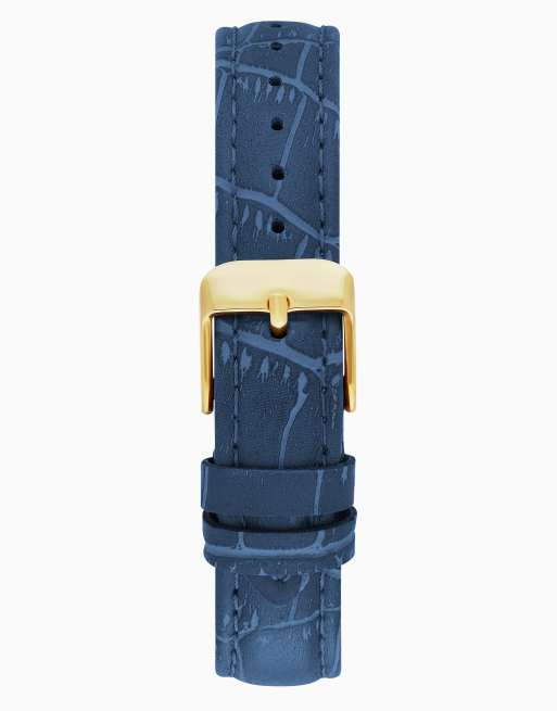  Limit  34mm round gold watch in blue, 2 of 4