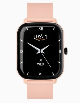 Limit 37mm square smart watch in pink