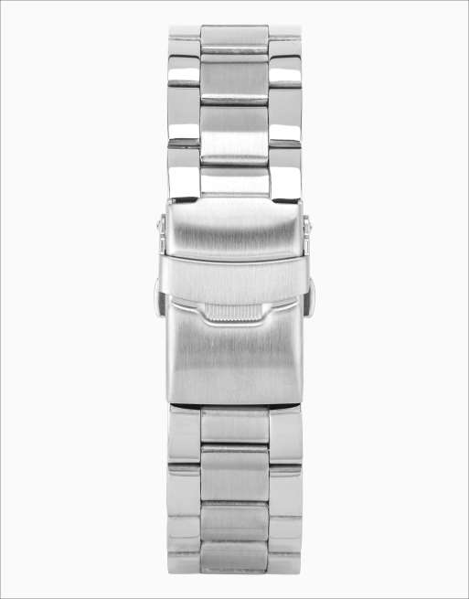Limit 42mm mens round silver analogue watch in silver - SILVER, 4 of 4
